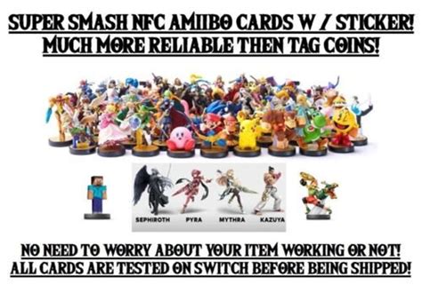 amiibo nfc cards smash|smash bros mario amiibo.